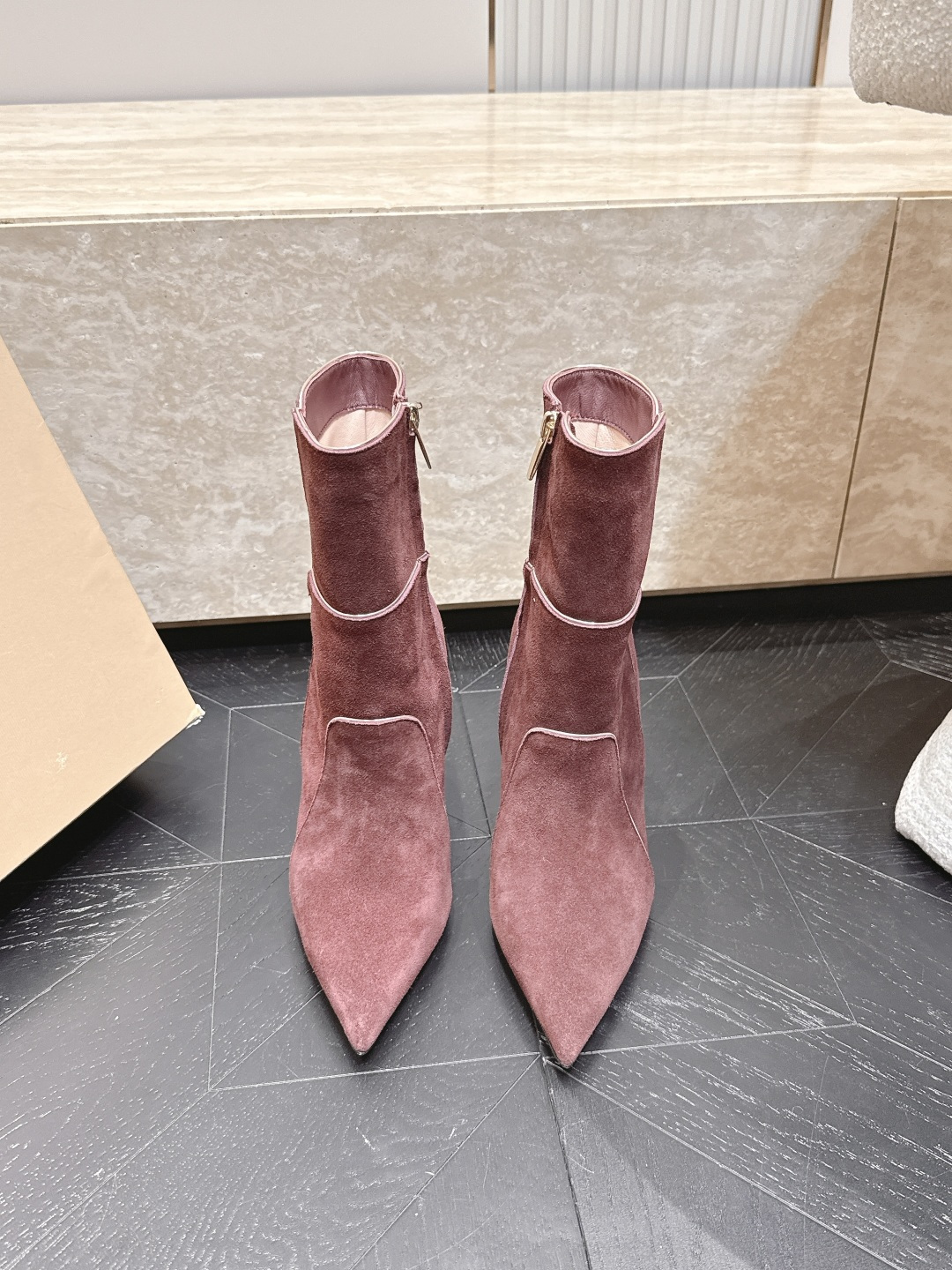 Givenchy Panel Stiletto Ankle Boots