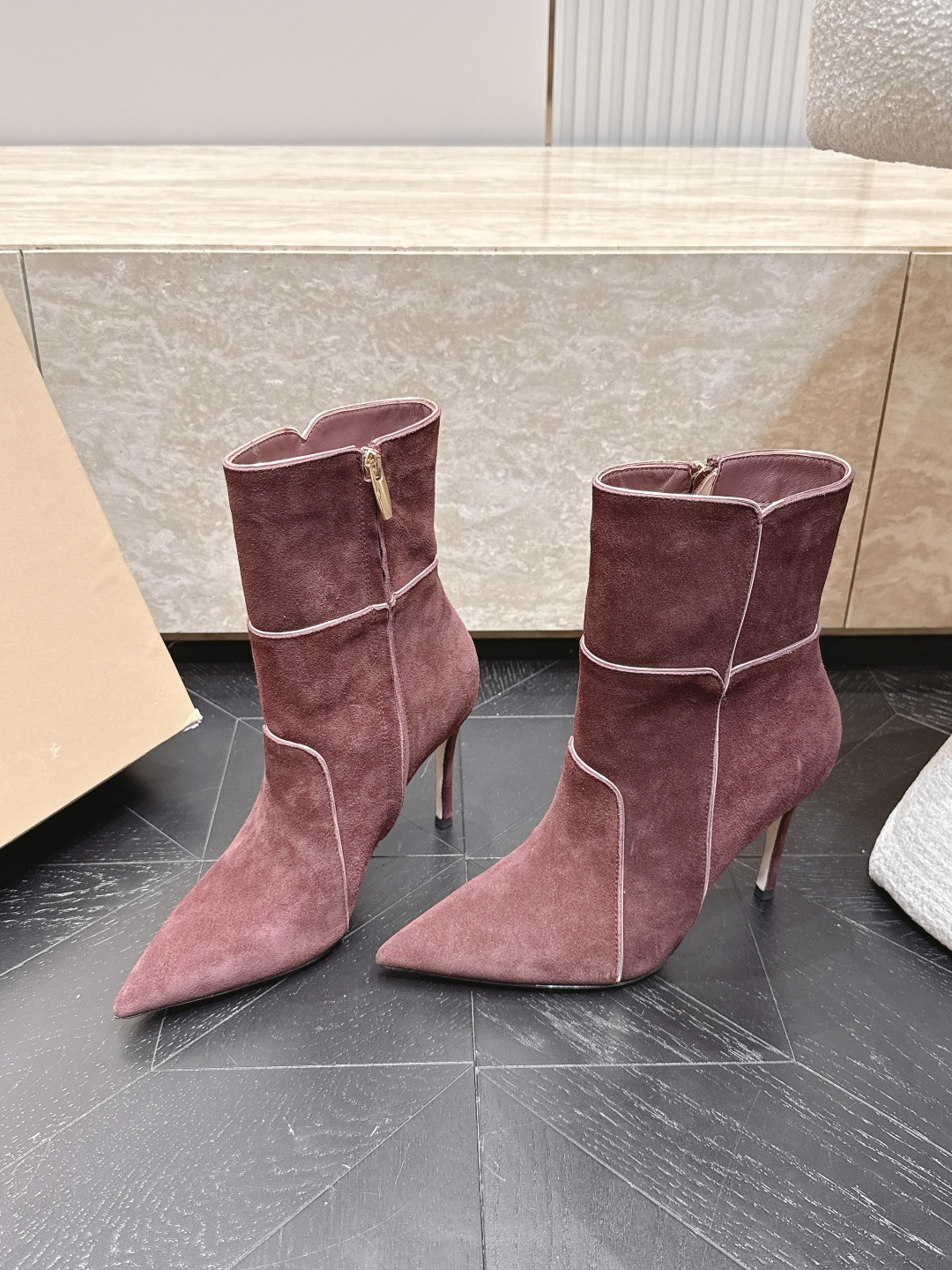 Givenchy Panel Stiletto Ankle Boots