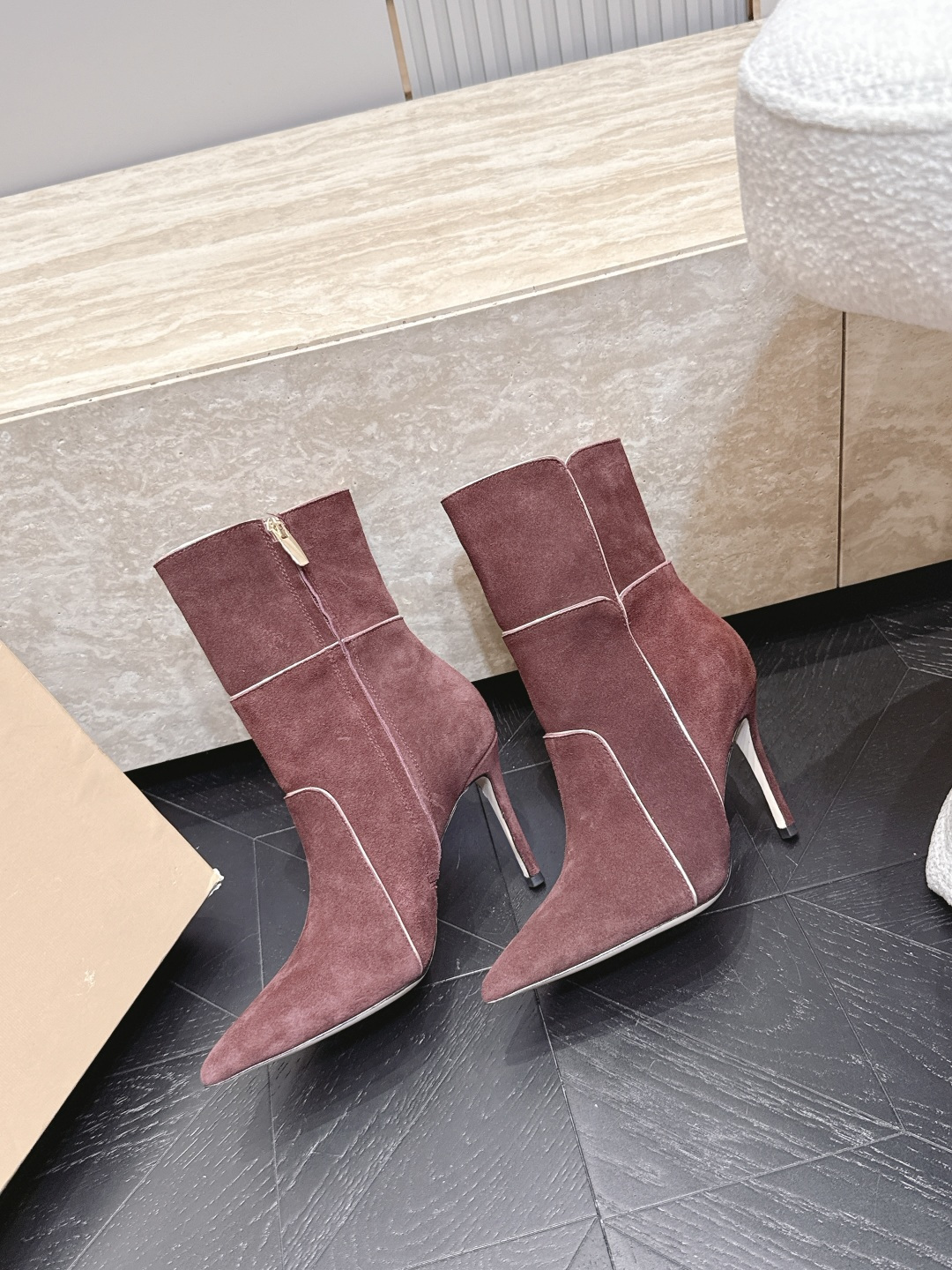 Givenchy Panel Stiletto Ankle Boots