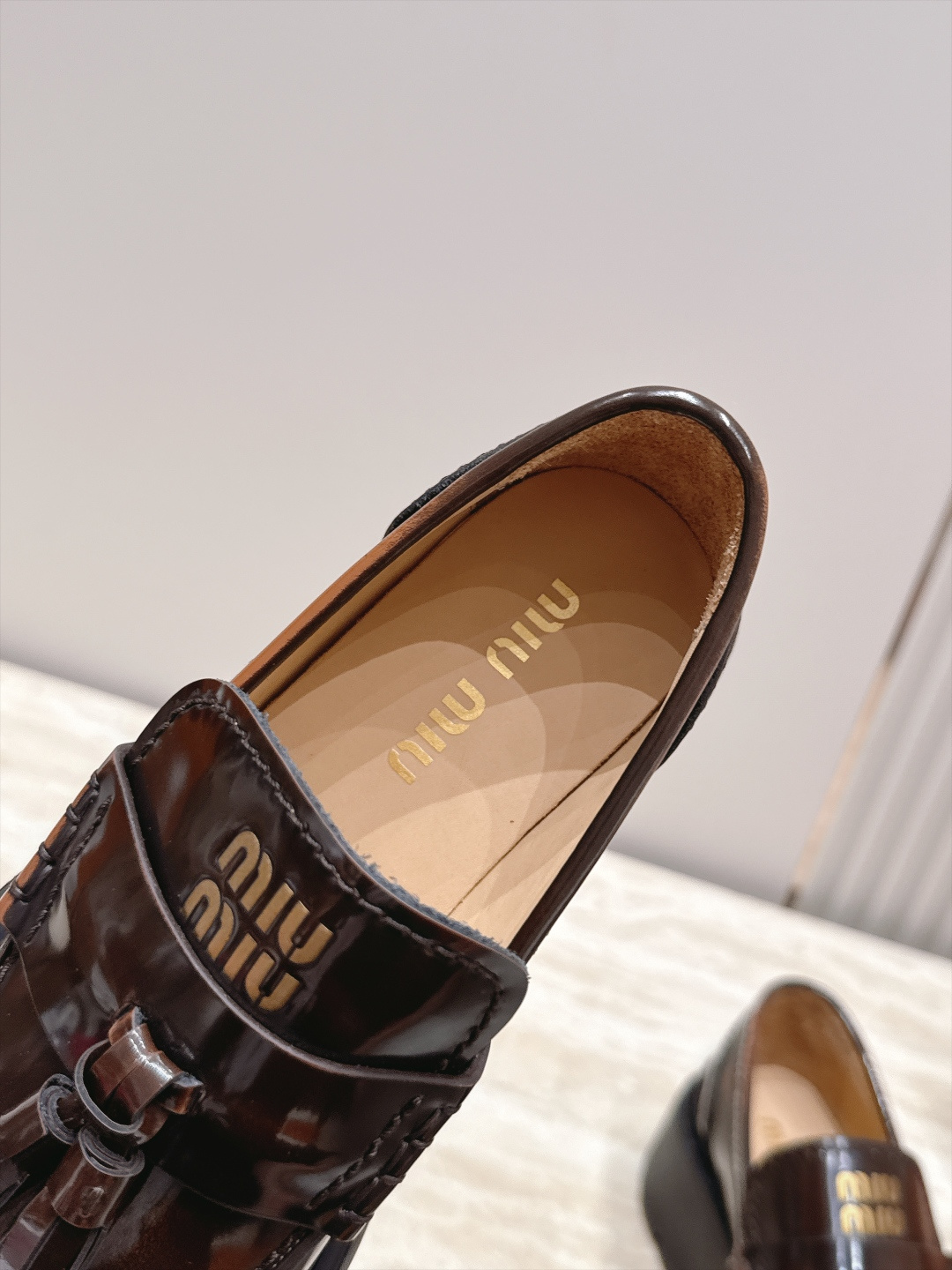 miumiu 2026vs早秋经典松糕流苏厚底休闲单鞋乐福鞋…经典升级 复古松糕厚底 穿上（增高）休闲两不失误，超级百搭