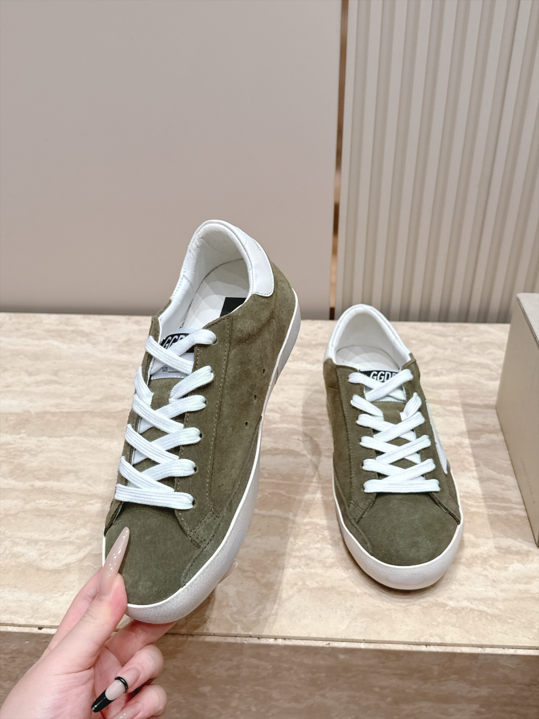 新色系！ 女士-10 高版新系列！ GGDB~~Golden Goose 情侣款 休闲德训鞋  ggdb经典情侣款小脏鞋