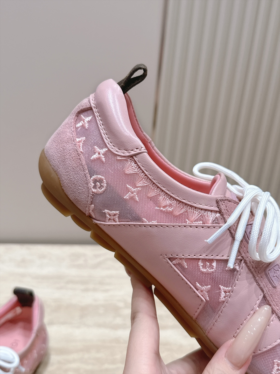 Louis Vuitton路易威登驴牌春夏Sneakerina系列 芭蕾运动鞋 德训鞋 平底鞋  原版三对购入开发完美复