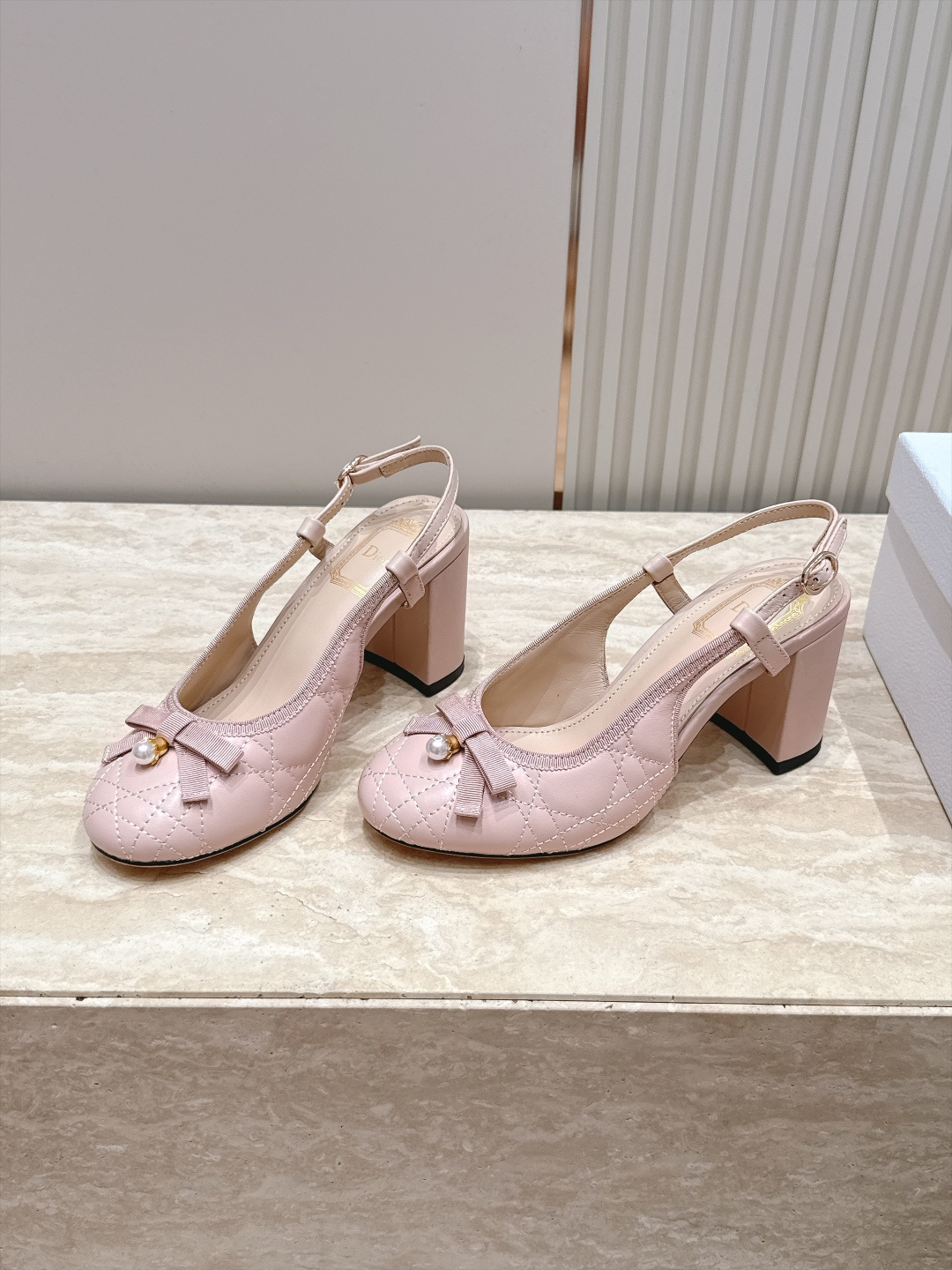 Pink Slingback Heels