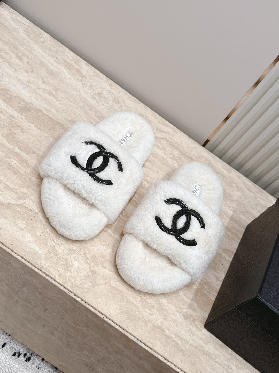 Chanel CC Logo Slippers