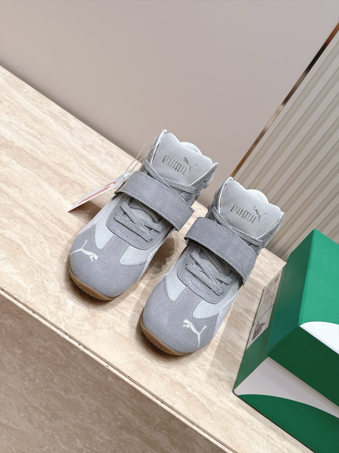 Puma 彪马 SPeedcatwedge复古 坡跟 休闲 运动鞋 内增高魔术贴 高帮 赛车鞋 复古坡跟美学PUMA赛车