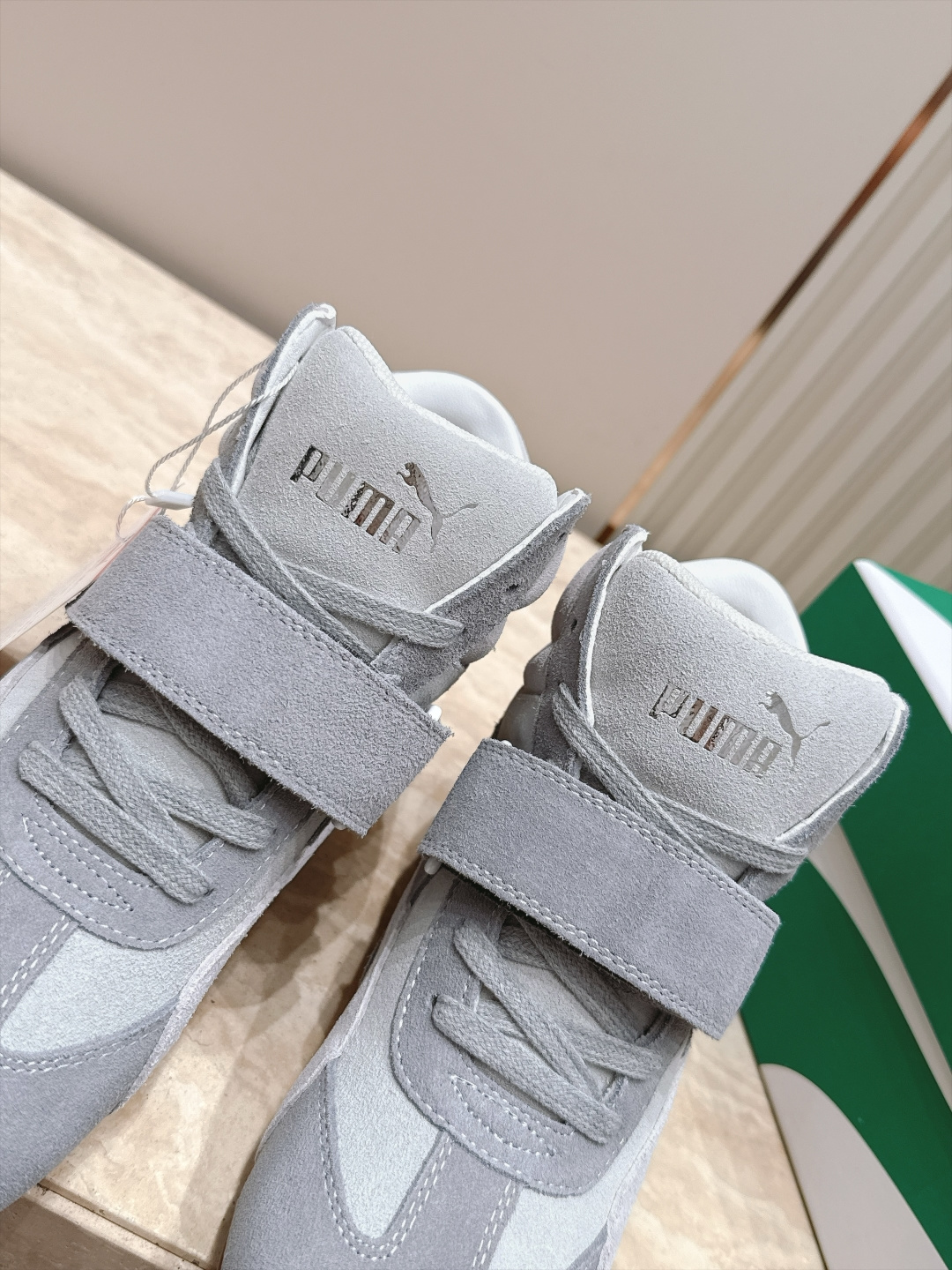 Puma 彪马 SPeedcatwedge复古 坡跟 休闲 运动鞋 内增高魔术贴 高帮 赛车鞋 复古坡跟美学PUMA赛车