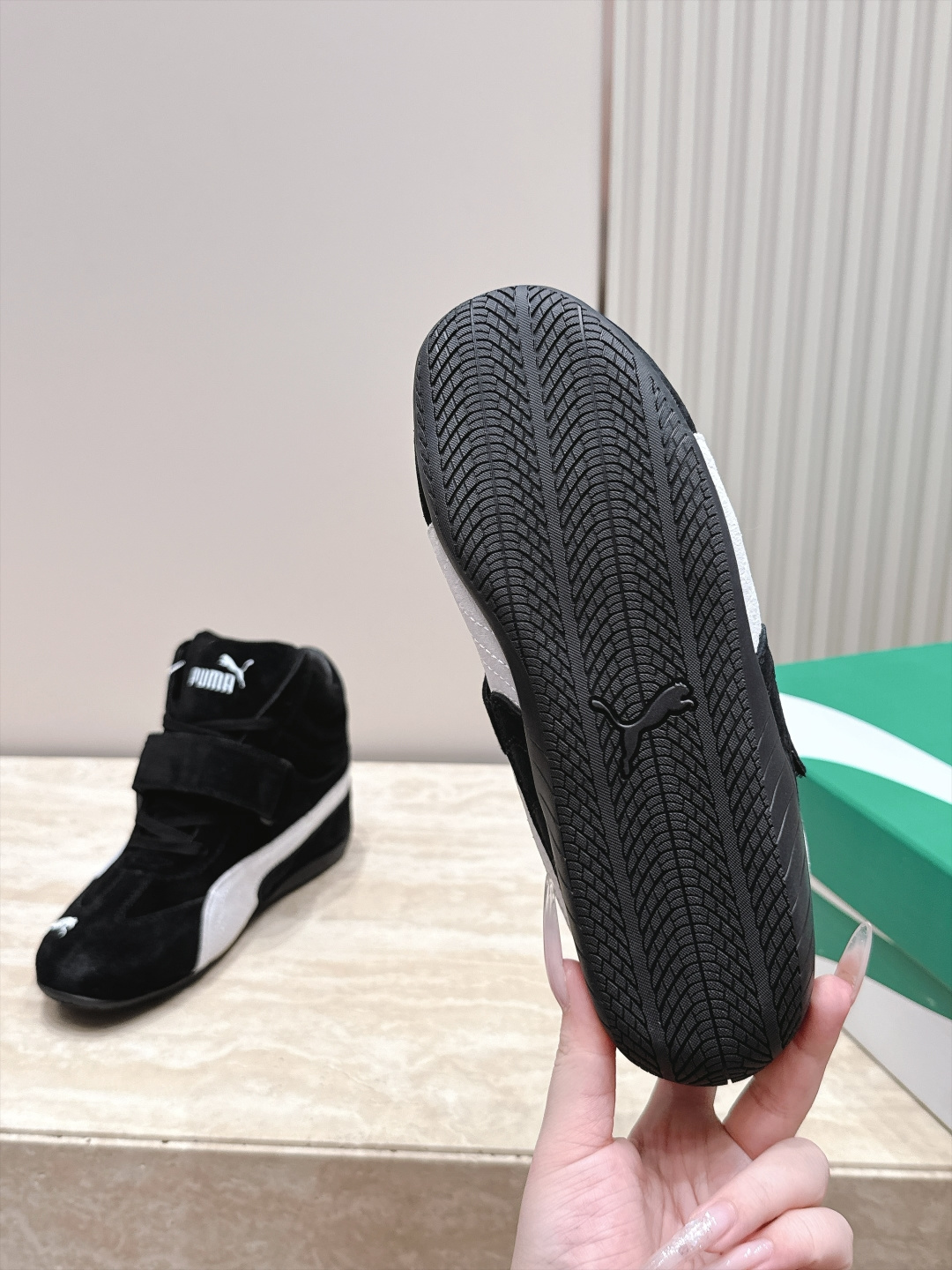 Puma 彪马 SPeedcatwedge复古 坡跟 休闲 运动鞋 内增高魔术贴 高帮 赛车鞋 复古坡跟美学PUMA赛车