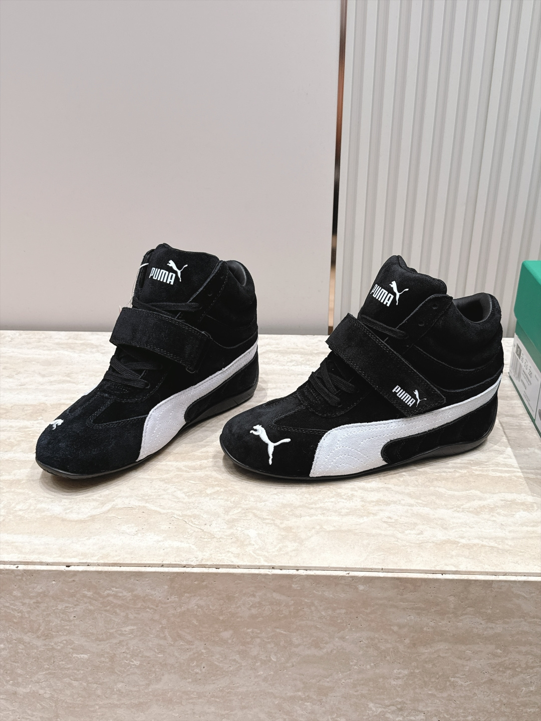 Puma 彪马 SPeedcatwedge复古 坡跟 休闲 运动鞋 内增高魔术贴 高帮 赛车鞋 复古坡跟美学PUMA赛车