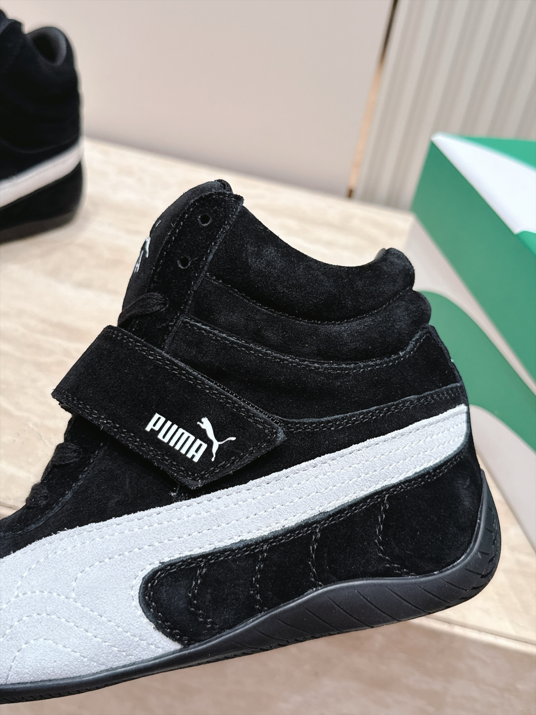 Puma 彪马 SPeedcatwedge复古 坡跟 休闲 运动鞋 内增高魔术贴 高帮 赛车鞋 复古坡跟美学PUMA赛车
