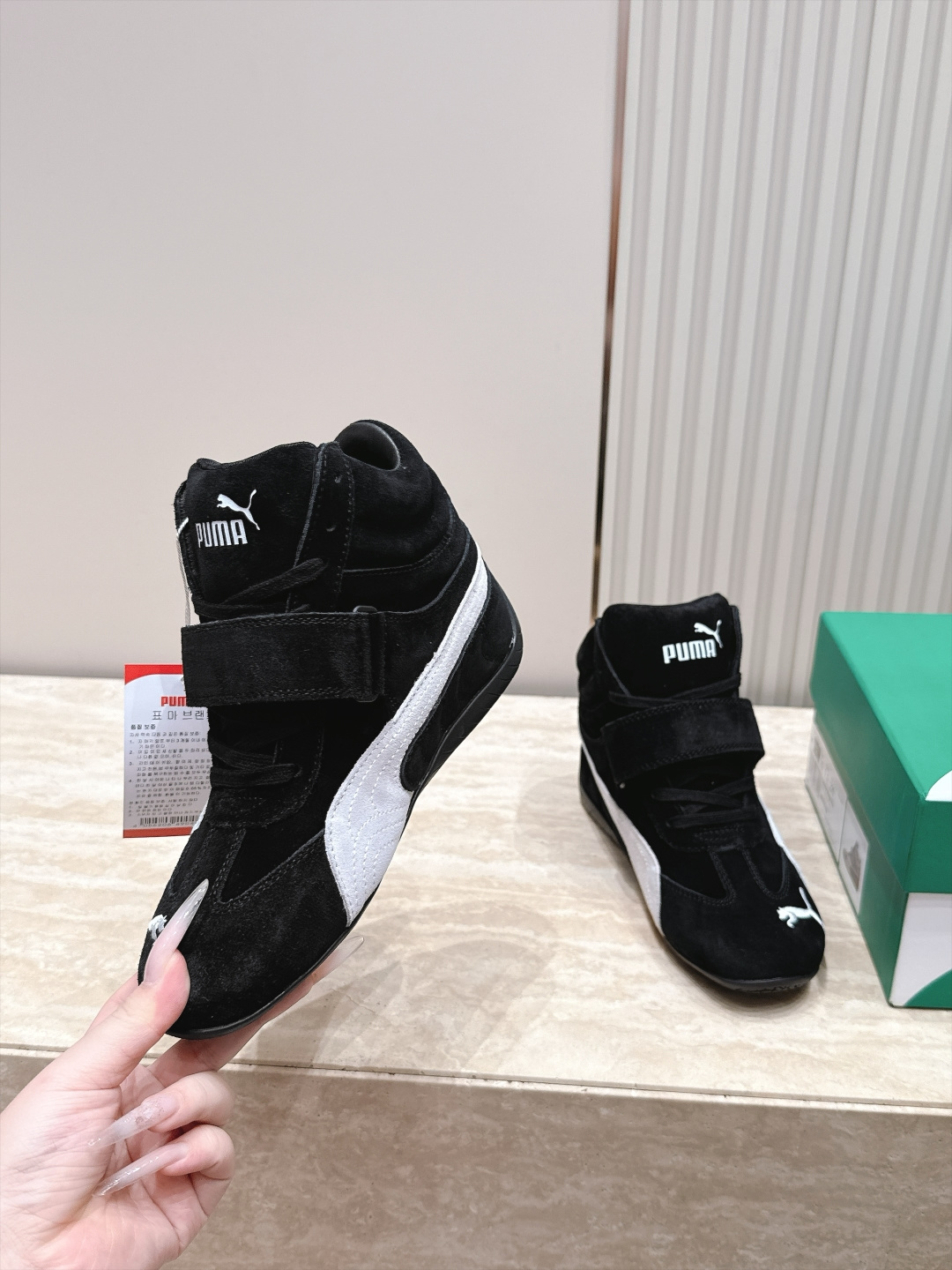 Puma 彪马 SPeedcatwedge复古 坡跟 休闲 运动鞋 内增高魔术贴 高帮 赛车鞋 复古坡跟美学PUMA赛车