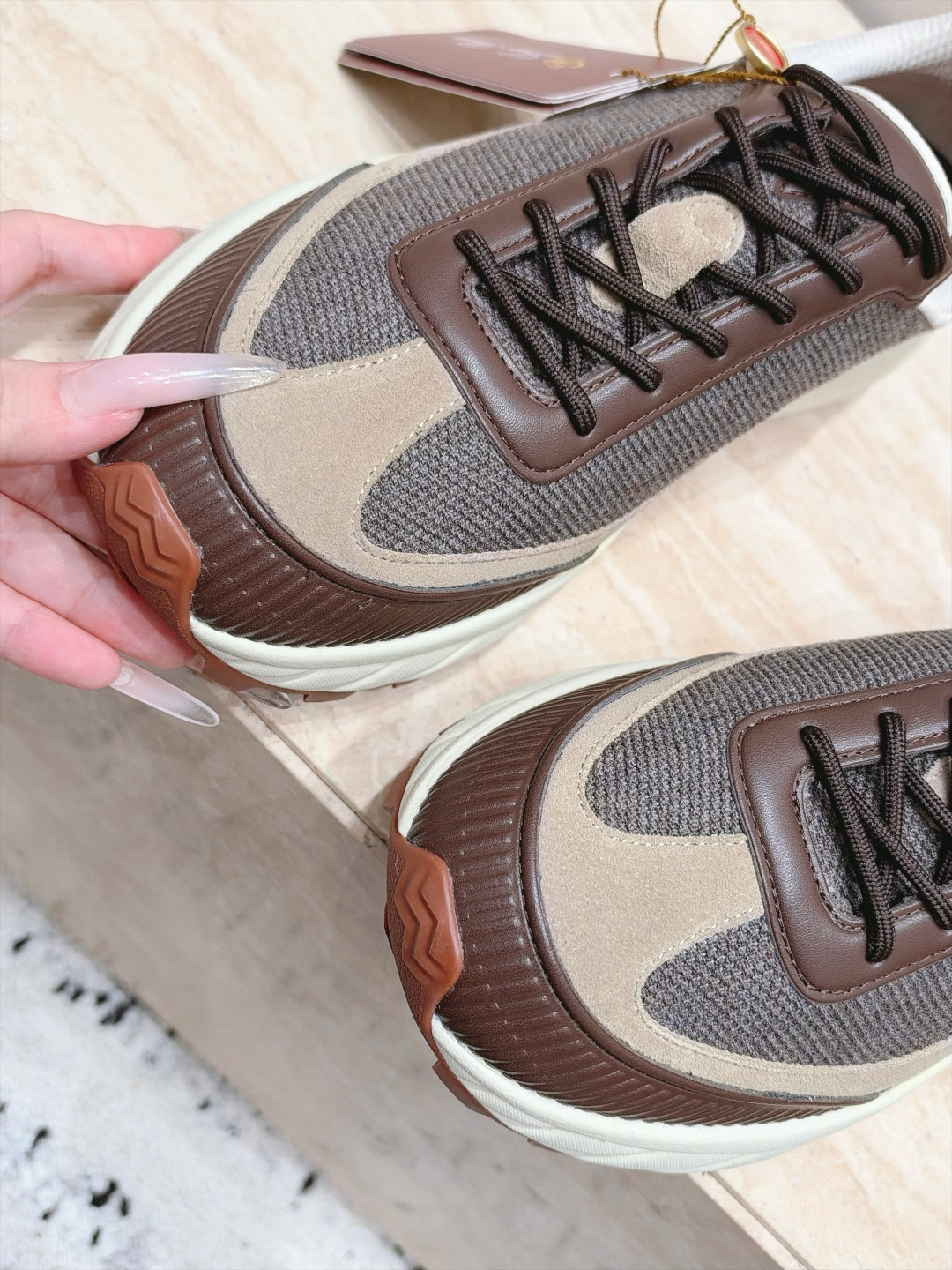 男款 Loro Piana x NewBalance 联名款LP x NB 990v6系列复古 休闲 运动鞋 原版购入开 男款 Loro Piana x NewBalance 联名款LP x NB 990v6系列复古 休闲 运动鞋 原版购入开