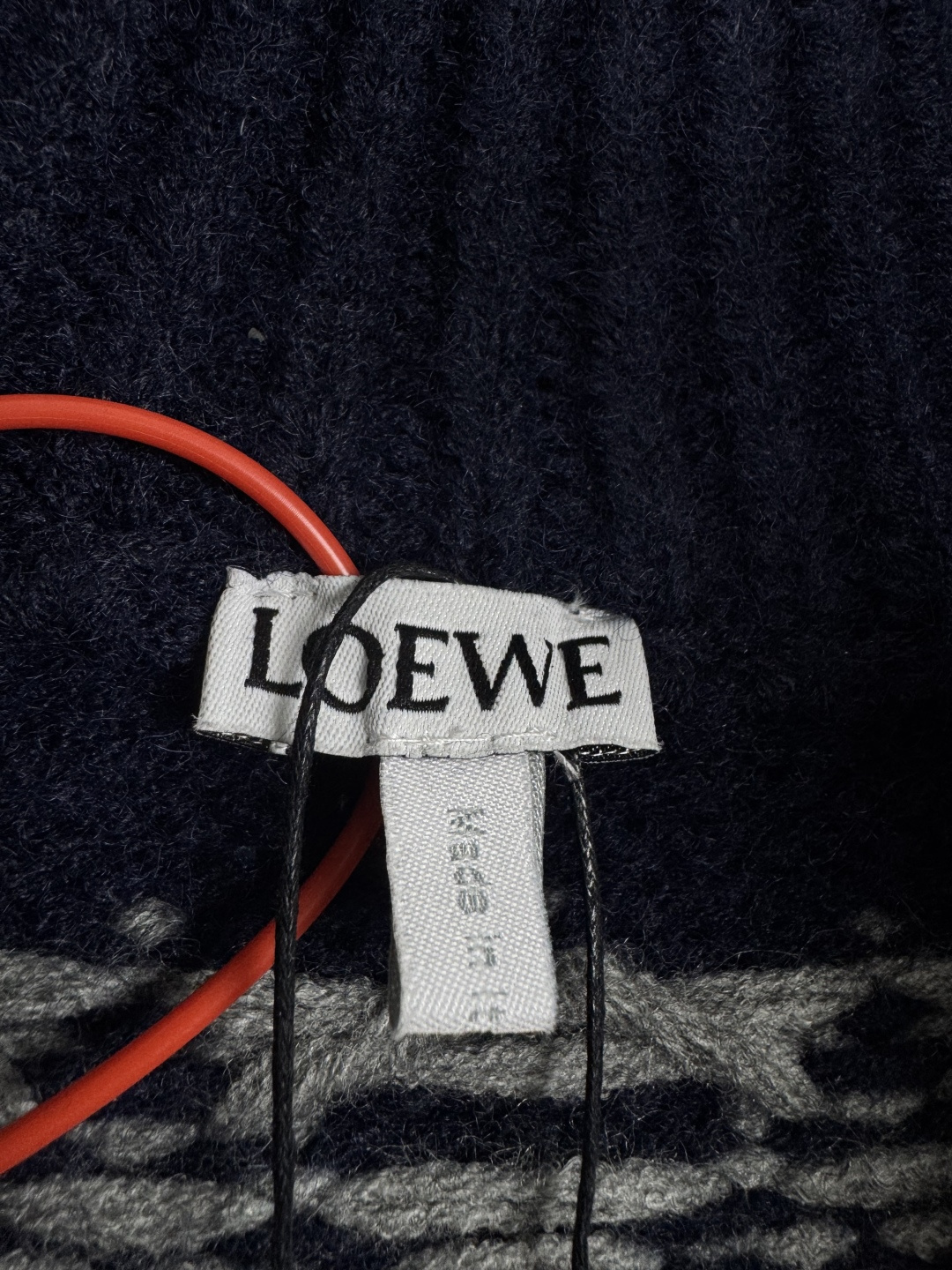 LOEWE罗意威FW25羊毛拉链开衫长袖费尔 9