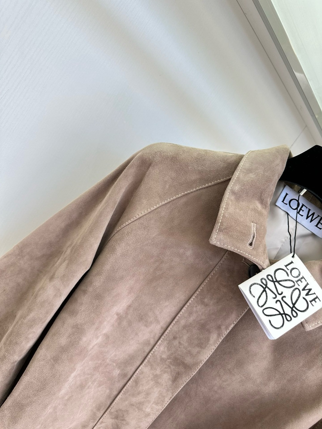 LOEWE Suede Biker Jacket, Imported Lambskin Leather, Women's Autumn/Winter 7 cmp i1756779646651 523 0 5