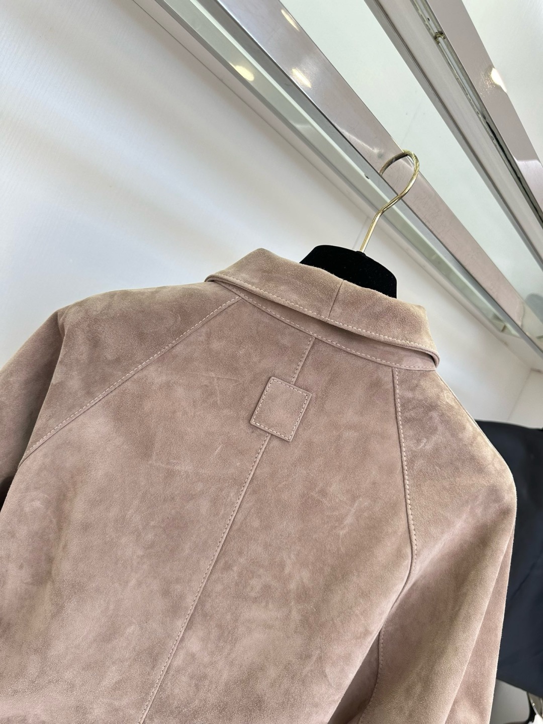 LOEWE Suede Biker Jacket, Imported Lambskin Leather, Women's Autumn/Winter 10 cmp i1756779646651 60 0 8