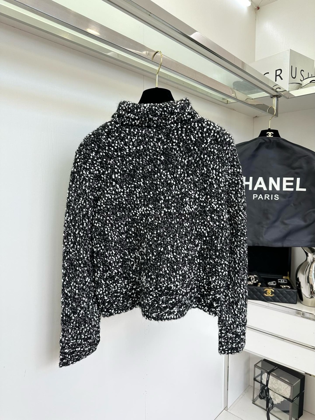 Chanel Women's Blue Tweed Knit Jacket and Skirt Set - Autumn/ Winter Collection 8 cmp i1756779866900 8480 0 6