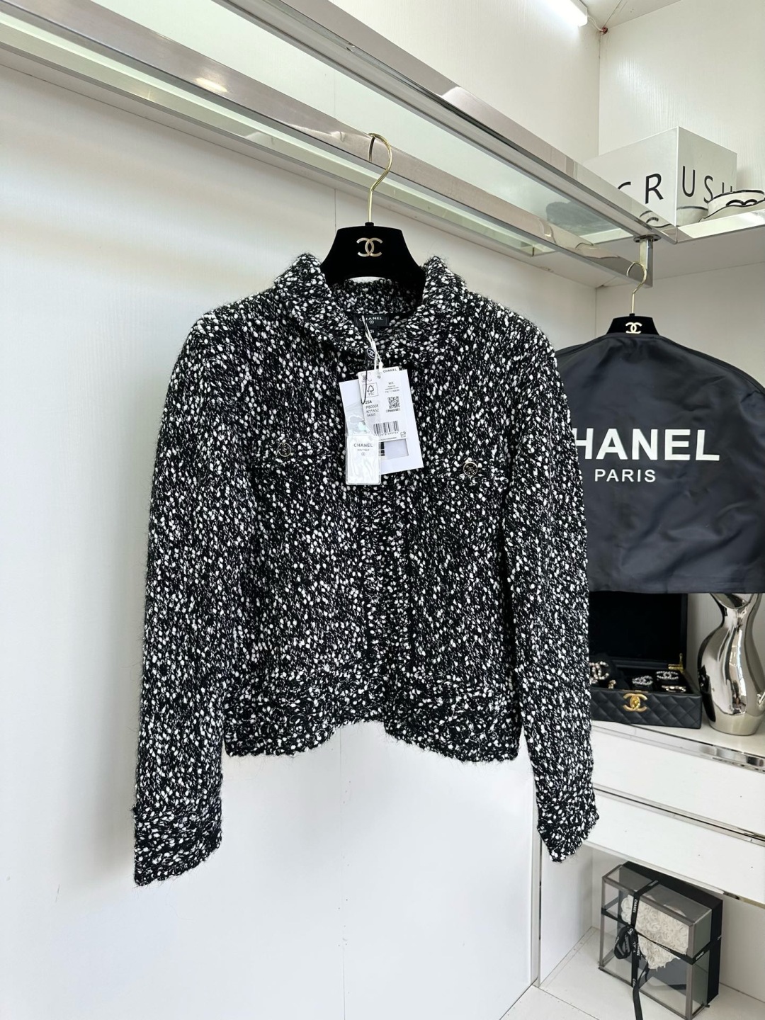 Chanel Women's Blue Tweed Knit Jacket and Skirt Set - Autumn/ Winter Collection 7 cmp i1756779867789 5415 0 5
