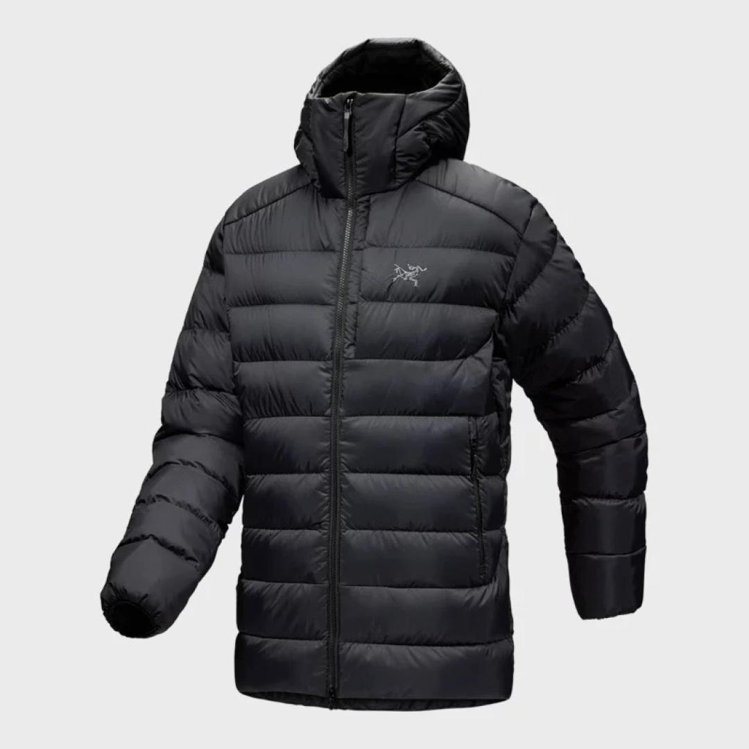 贸易公司牛货25秋冬爆款ARC'＊ THORIUM HOODY 轻量保暖 男子可收纳的连帽羽绒服，男款防