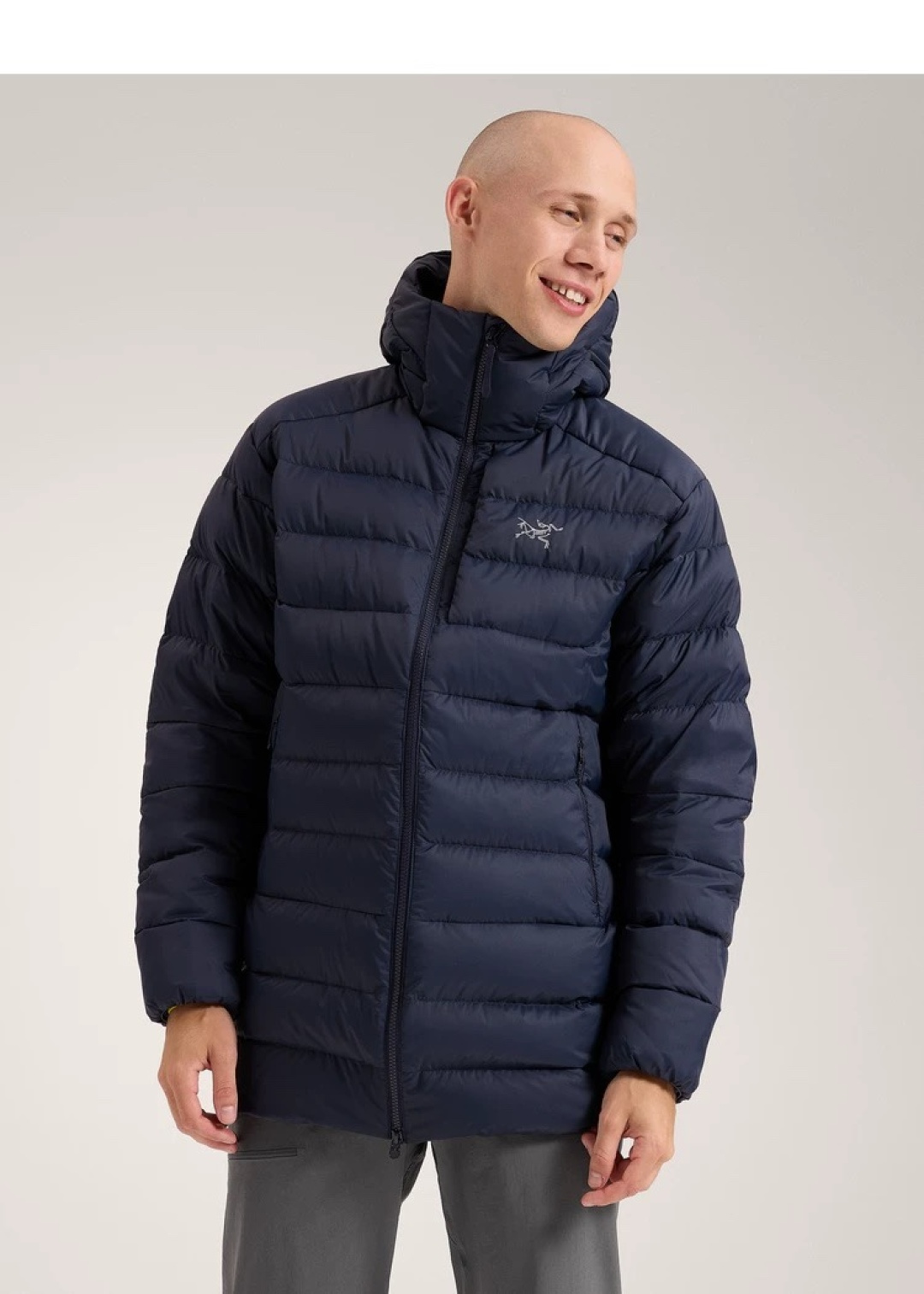 贸易公司牛货25秋冬爆款ARC'＊ THORIUM HOODY 轻量保暖 男子可收纳的连帽羽绒服，男款防