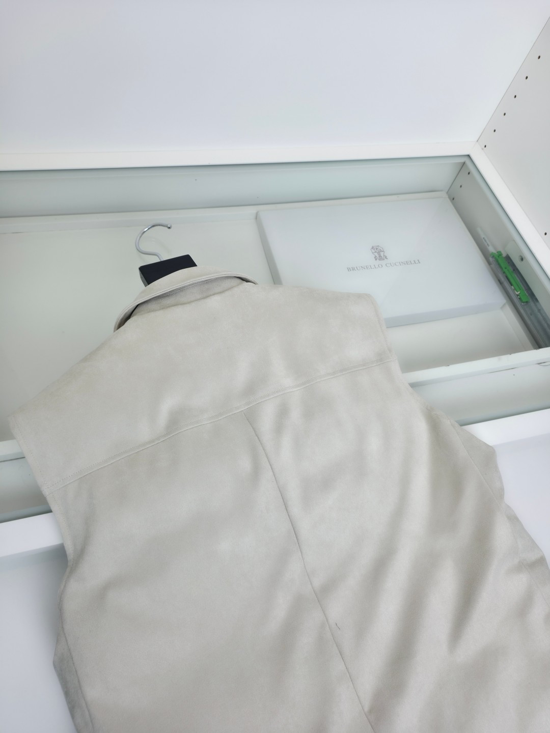 羽绒服 Brun＊llo cucin*le贸易公司牛货 老钱风推荐 商务休闲 麂皮立领羽绒马甲 时尚潮流