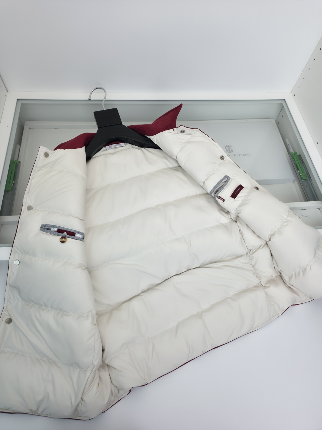 羽绒服 Brun＊llo cucin*le贸易公司牛货 老钱风推荐 商务休闲 麂皮立领羽绒马甲 时尚潮流