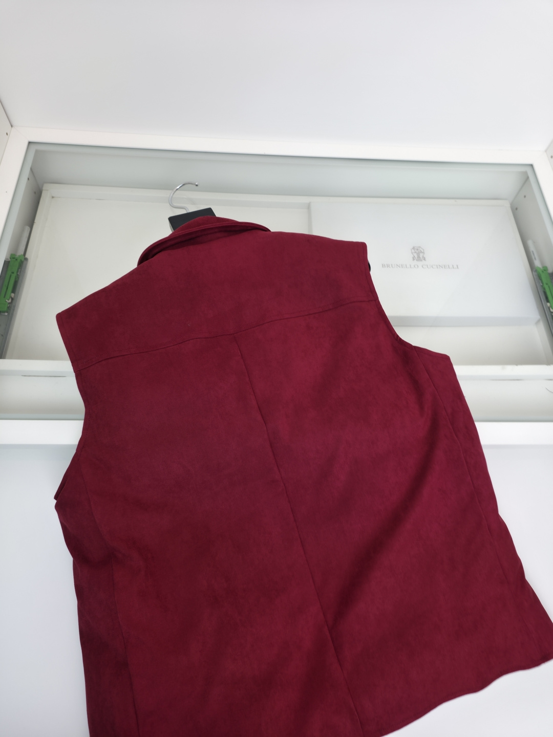 羽绒服 Brun＊llo cucin*le贸易公司牛货 老钱风推荐 商务休闲 麂皮立领羽绒马甲 时尚潮流