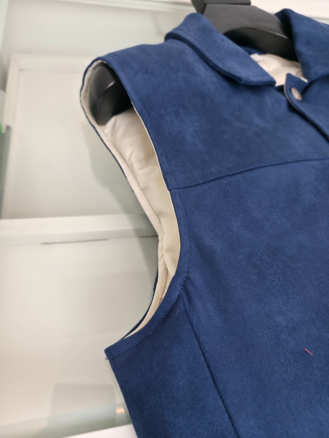 羽绒服 Brun＊llo cucin*le贸易公司牛货 老钱风推荐 商务休闲 麂皮立领羽绒马甲 时尚潮流