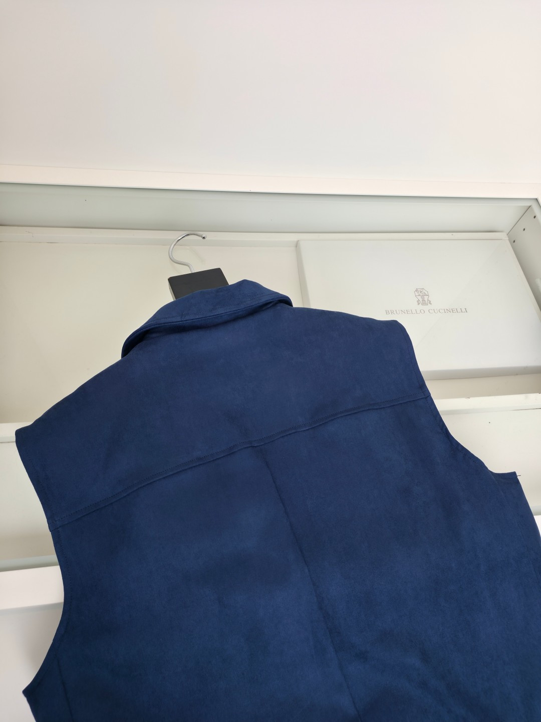 羽绒服 Brun＊llo cucin*le贸易公司牛货 老钱风推荐 商务休闲 麂皮立领羽绒马甲 时尚潮流