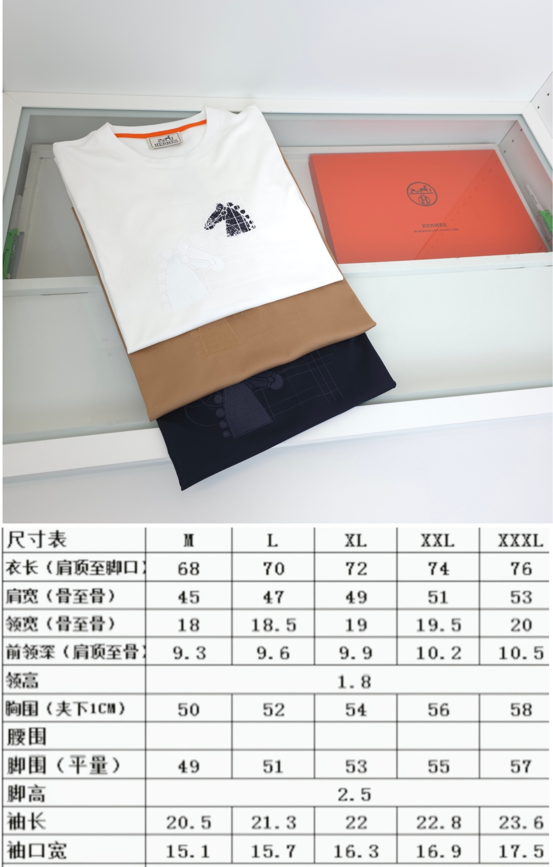 Herm*s爱马*2026春夏圆领，80支丝光高端T恤短袖男女同款，经典拼接插画设计图案，清晰度高！厚板