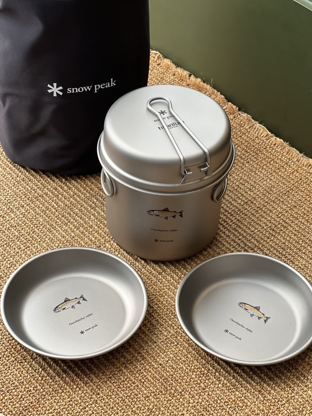 Snow Peak Hokkaido Limited Edition Forel Titanium Kookset - 6 Delig