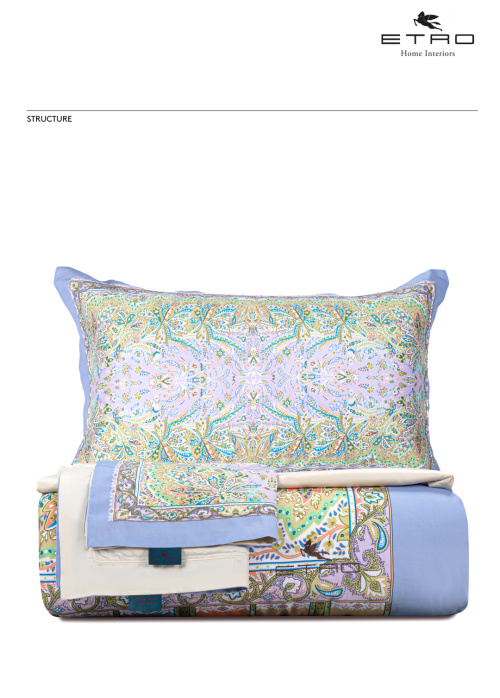 Etro Home Paisley Print Bedding Set Luxury 100% Tencel Cotton, Purple 1 Etro Home Paisley Print Bedding Set Luxury 100% Tencel Cotton, Purple