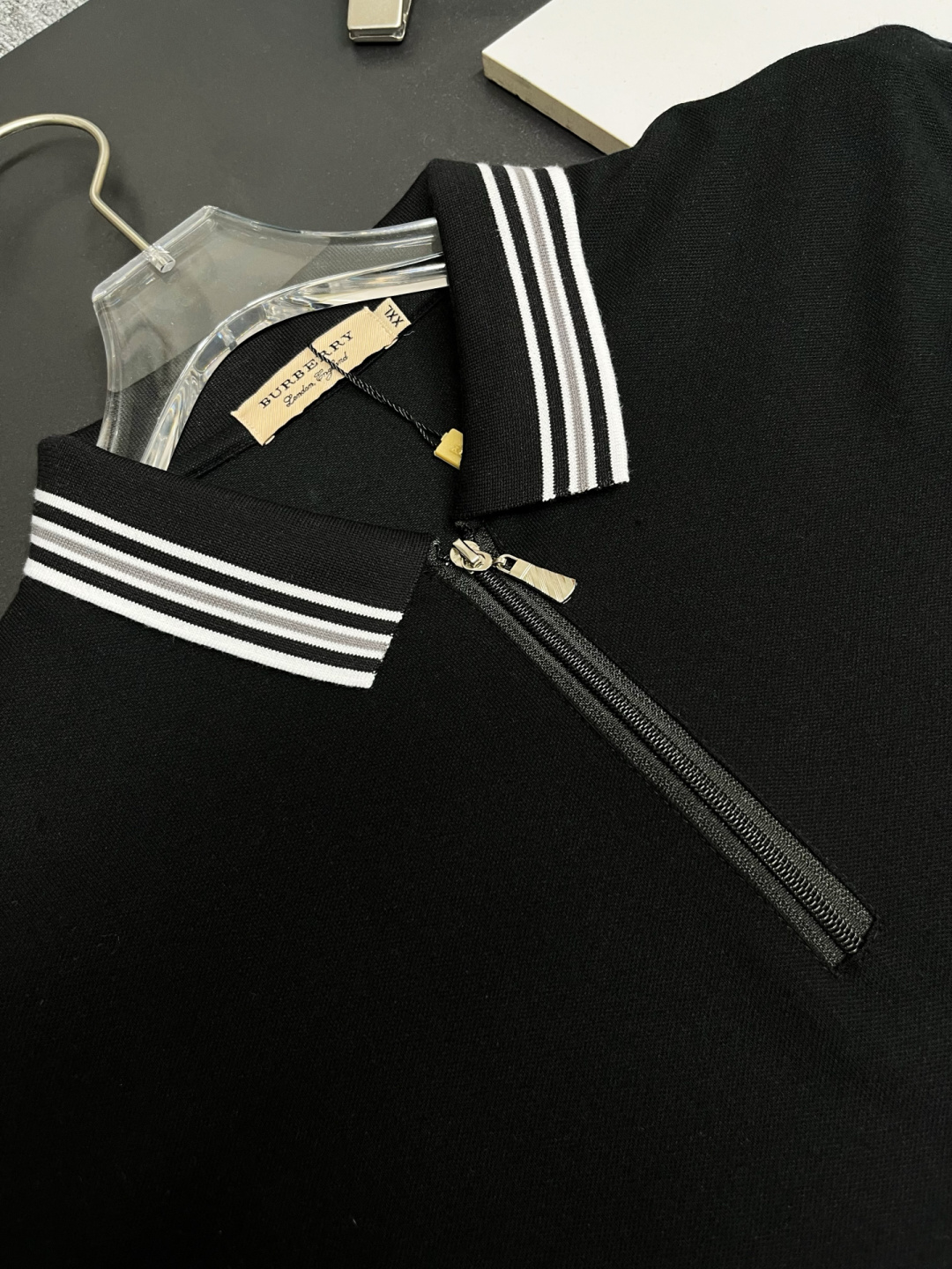 Burberry BURBERRY 巴宝莉 战马刺绣新款拉链Polo衫