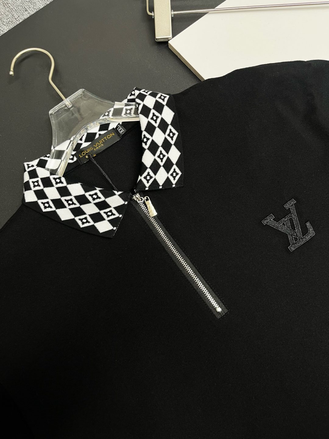 Louis Vuitton LV 路易威登 刺绣新款拉链Polo衫
