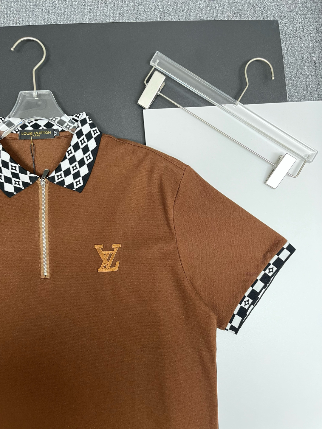 Louis Vuitton LV 路易威登 刺绣新款拉链Polo衫