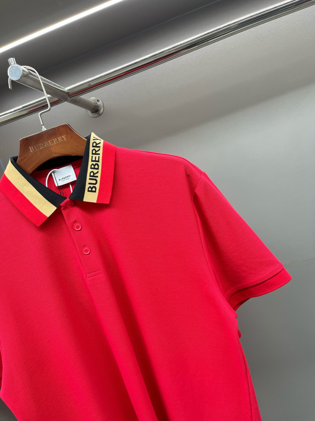 Burberry BBR 巴宝莉 徽标装饰珠地网眼布棉质 短袖Polo 衫