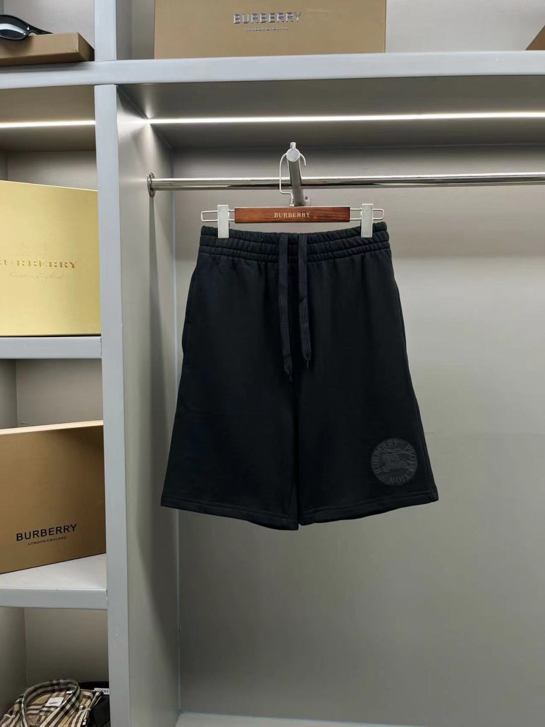 🅱️ Pantalones cortos de algodón con estampado circular y logo del caballero ecuestre [Productos superiores de Ace, tes…