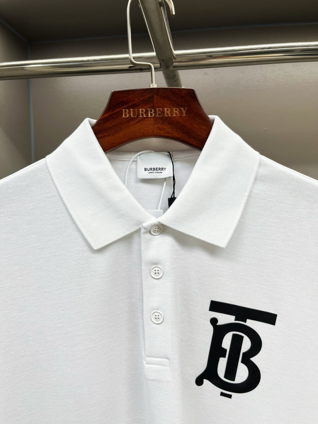 Burberry BBR 巴宝莉TB徽标立体印花珠地棉质短袖polo