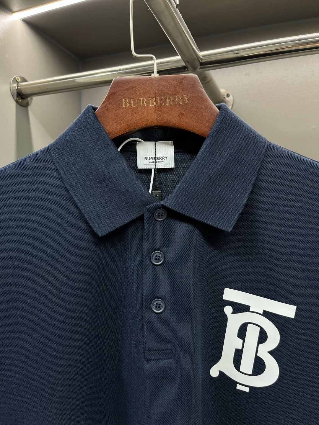 Burberry BBR 巴宝莉TB徽标立体印花珠地棉质短袖polo
