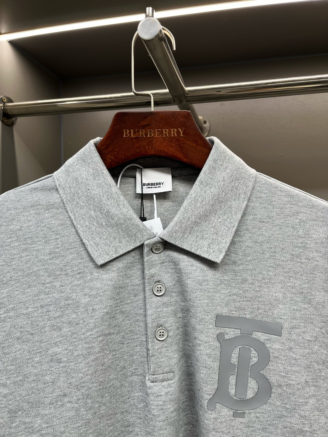Burberry BBR 巴宝莉TB徽标立体印花珠地棉质短袖polo