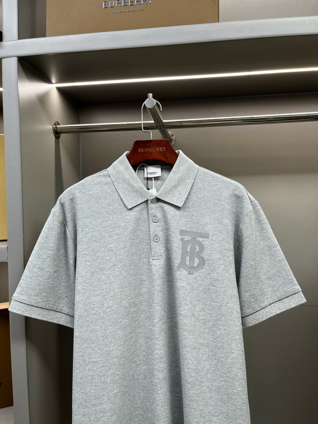Burberry BBR 巴宝莉TB徽标立体印花珠地棉质短袖polo
