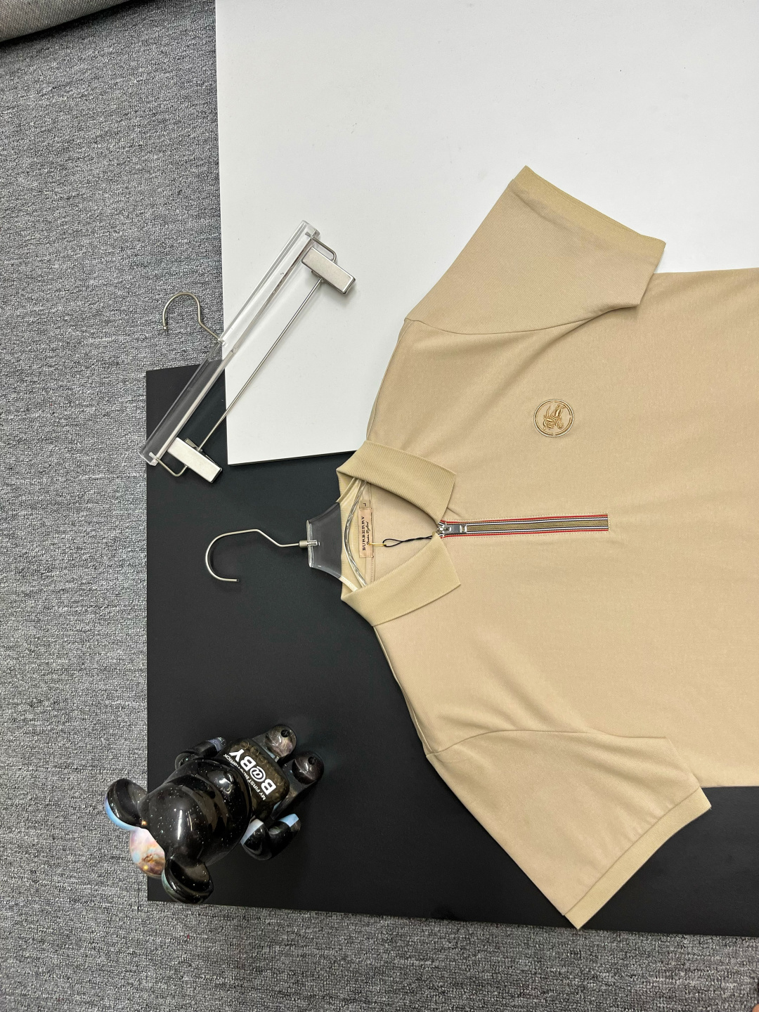 Burberry BURBERRY 巴宝莉 战马刺绣新款拉链Polo衫