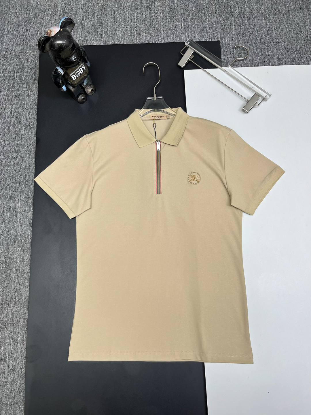 Burberry BURBERRY 巴宝莉 战马刺绣新款拉链Polo衫
