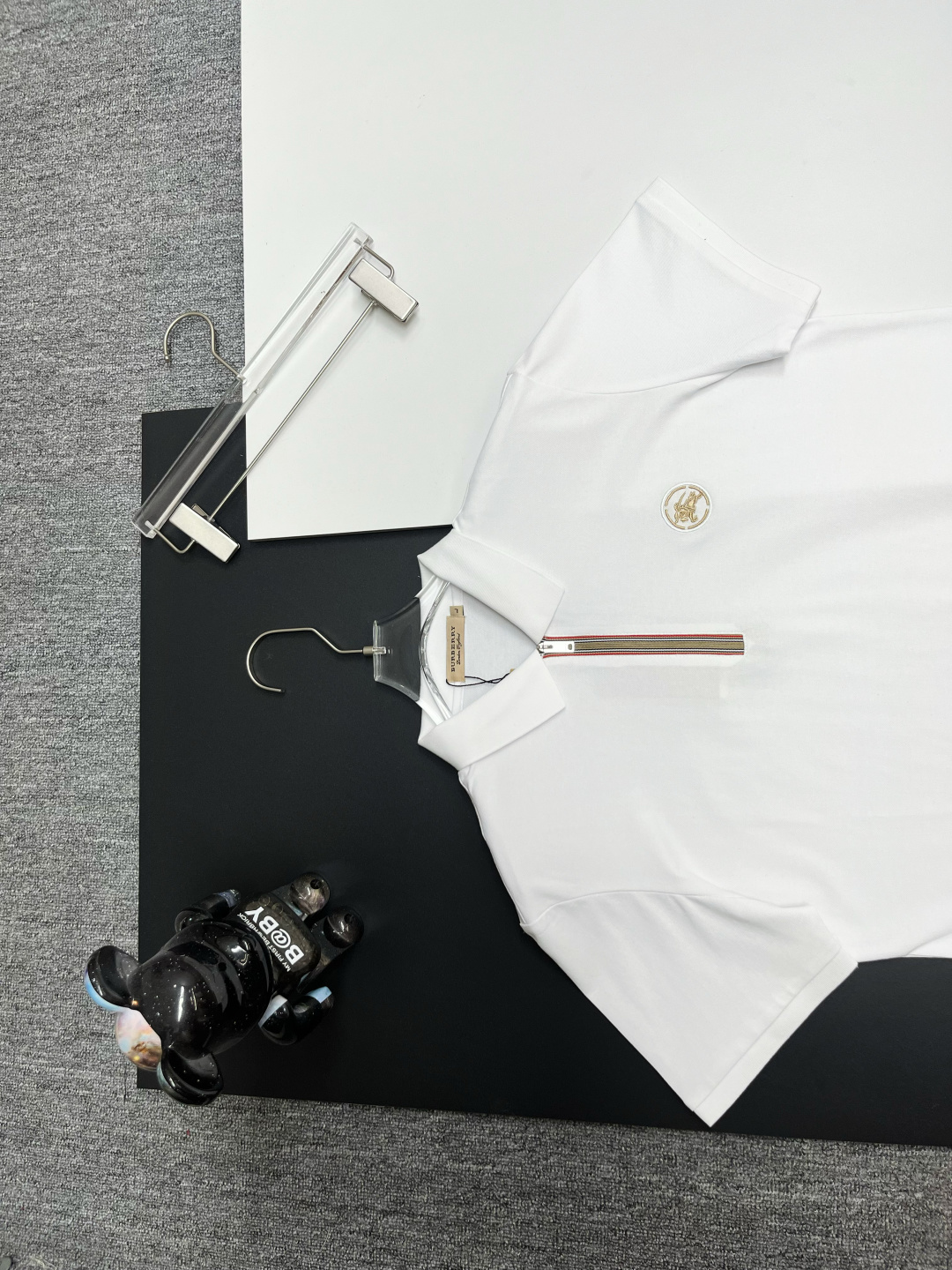 Burberry BURBERRY 巴宝莉 战马刺绣新款拉链Polo衫