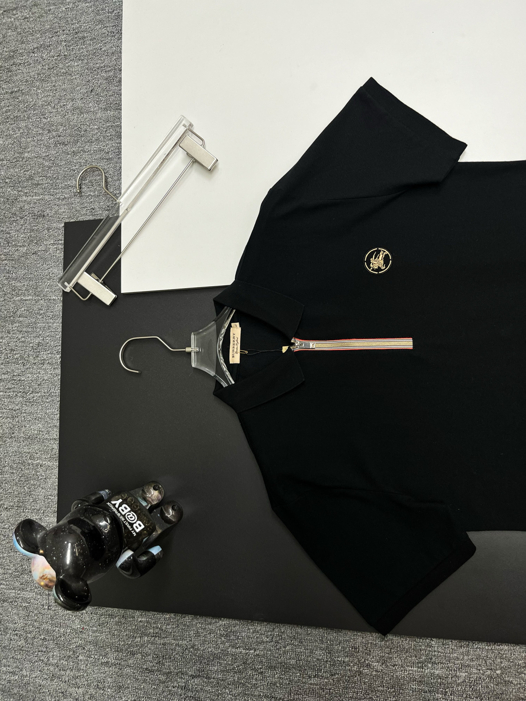 Burberry BURBERRY 巴宝莉 战马刺绣新款拉链Polo衫