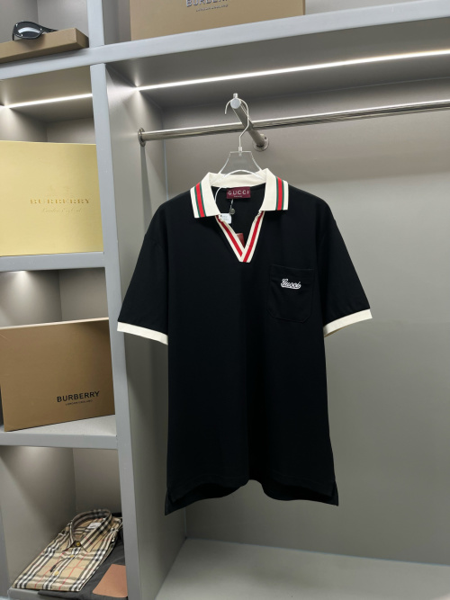 Gucci Men's Embroidered Pocket Polo Shirt - Classic Style, Comfortable Fit 1 Gucci Men’s Embroidered Pocket Polo Shirt – Classic Style, Comfortable Fit