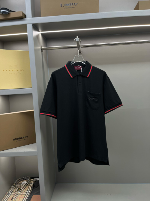 Polo Gucci con Bolsillo Bordado, Tejido de Algodón Premium 1 Polo Gucci con Bolsillo Bordado, Tejido de Algodón Premium