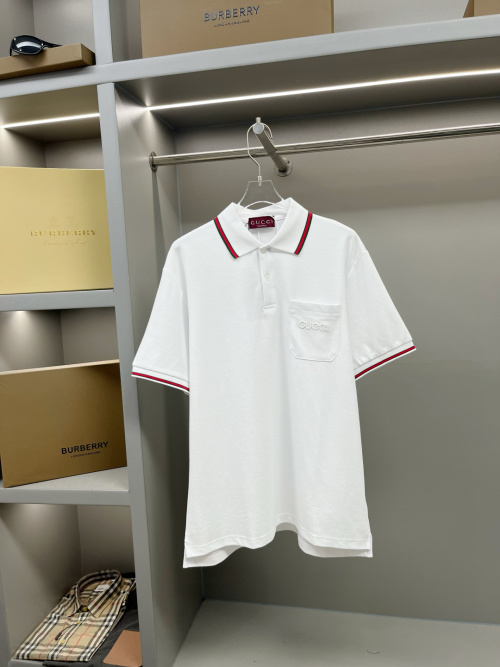 Gucci Men's Classic Embroidered Pocket Polo Shirt - Stylish & Comfortable 1 Gucci Men’s Classic Embroidered Pocket Polo Shirt – Stylish & Comfortable