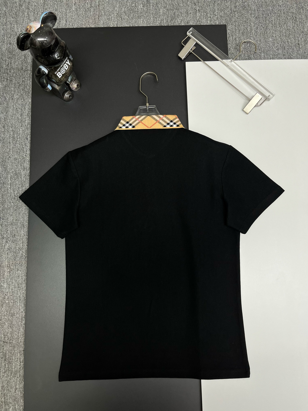 Burberry BURBERRY 巴宝莉格纹领新款Polo衫