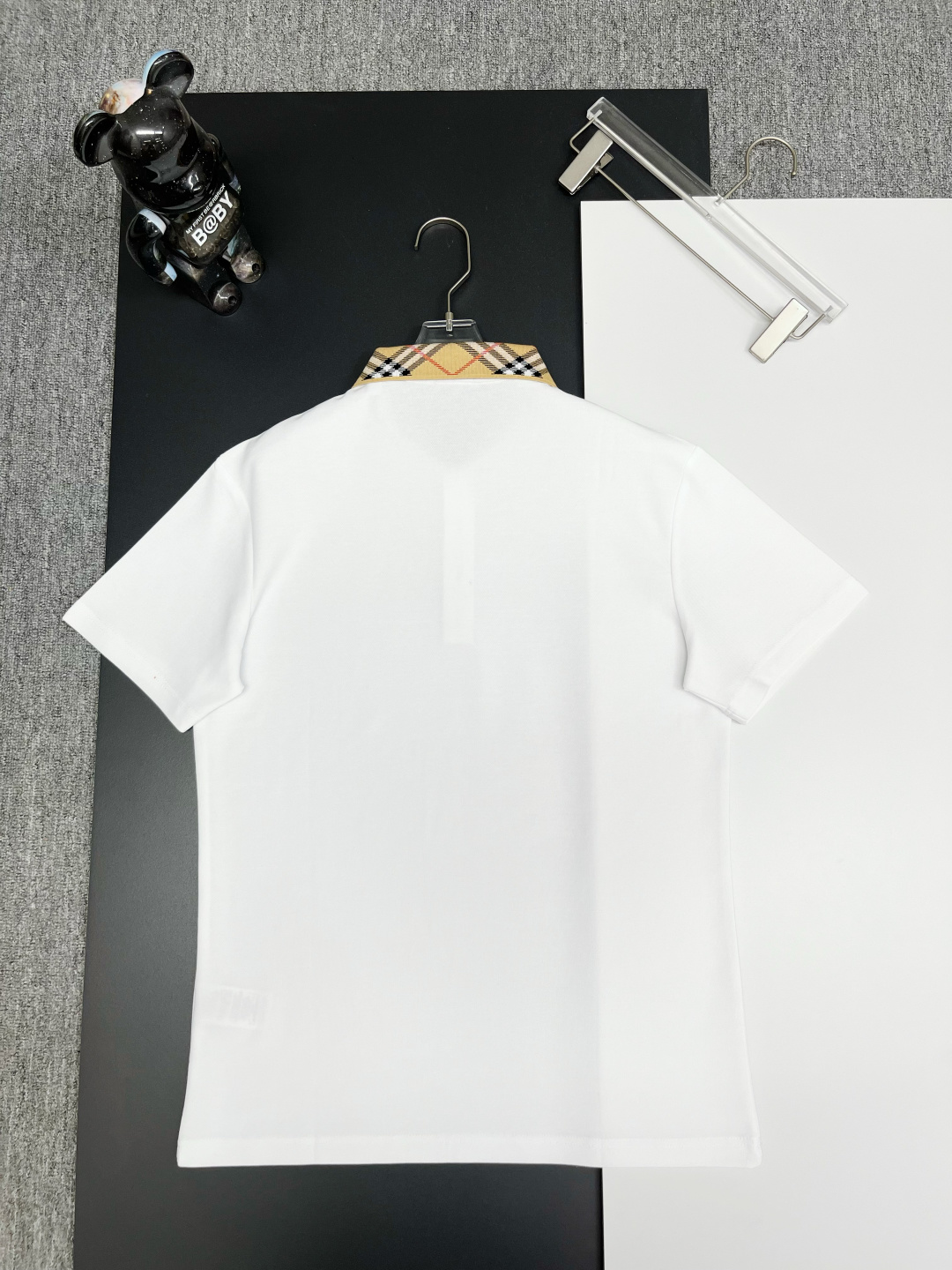 Burberry BURBERRY 巴宝莉格纹领新款Polo衫