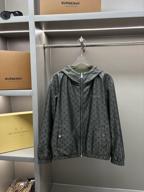 Louis Vuitton Fishnet Jacquard Reversible Jacket, High-Quality Blend Material 1 Louis Vuitton Fishnet Jacquard Reversible Jacket, High-Quality Blend Material
