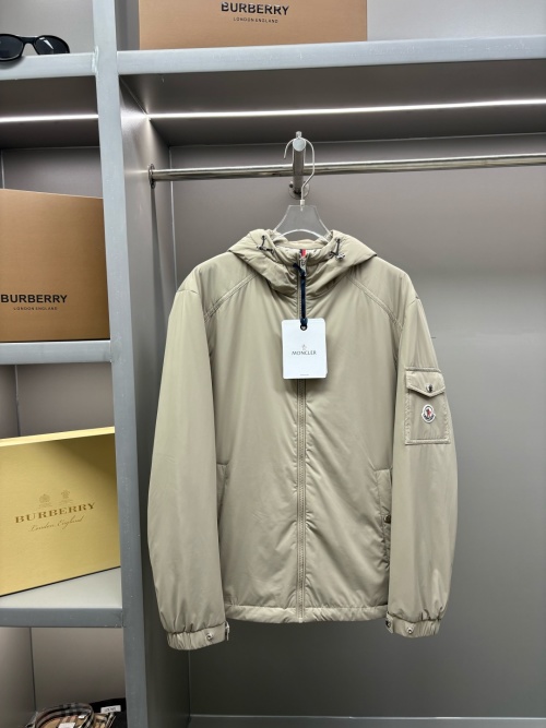 Moncler Lightweight Jacket With Logo Print, Hooded Windbreaker for Men 1 Moncler Lightweight Jacket With Logo Print, Hooded Windbreaker for Men